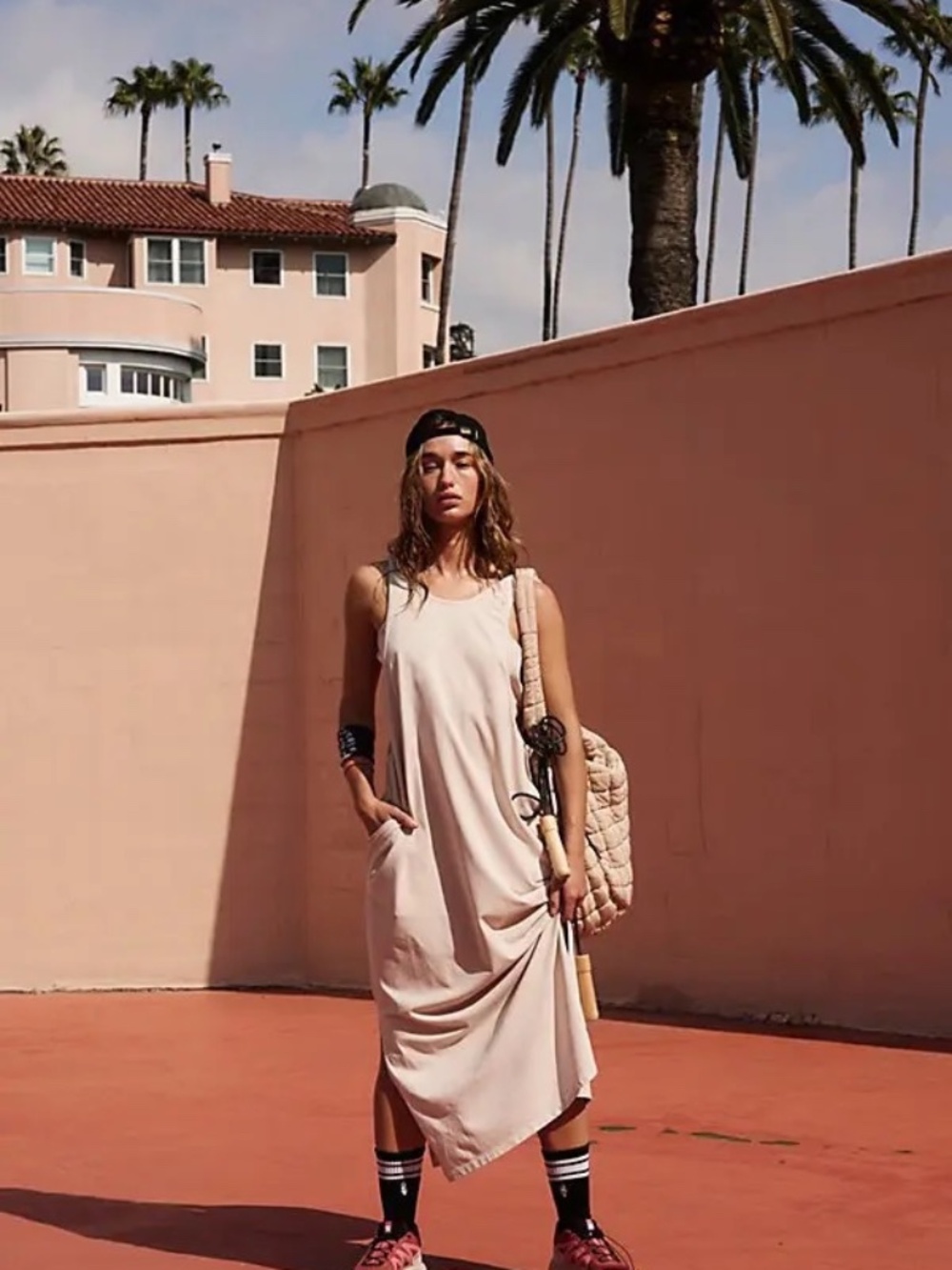 FP Movement Free People Hot Shot Twist Back Maxi Dress